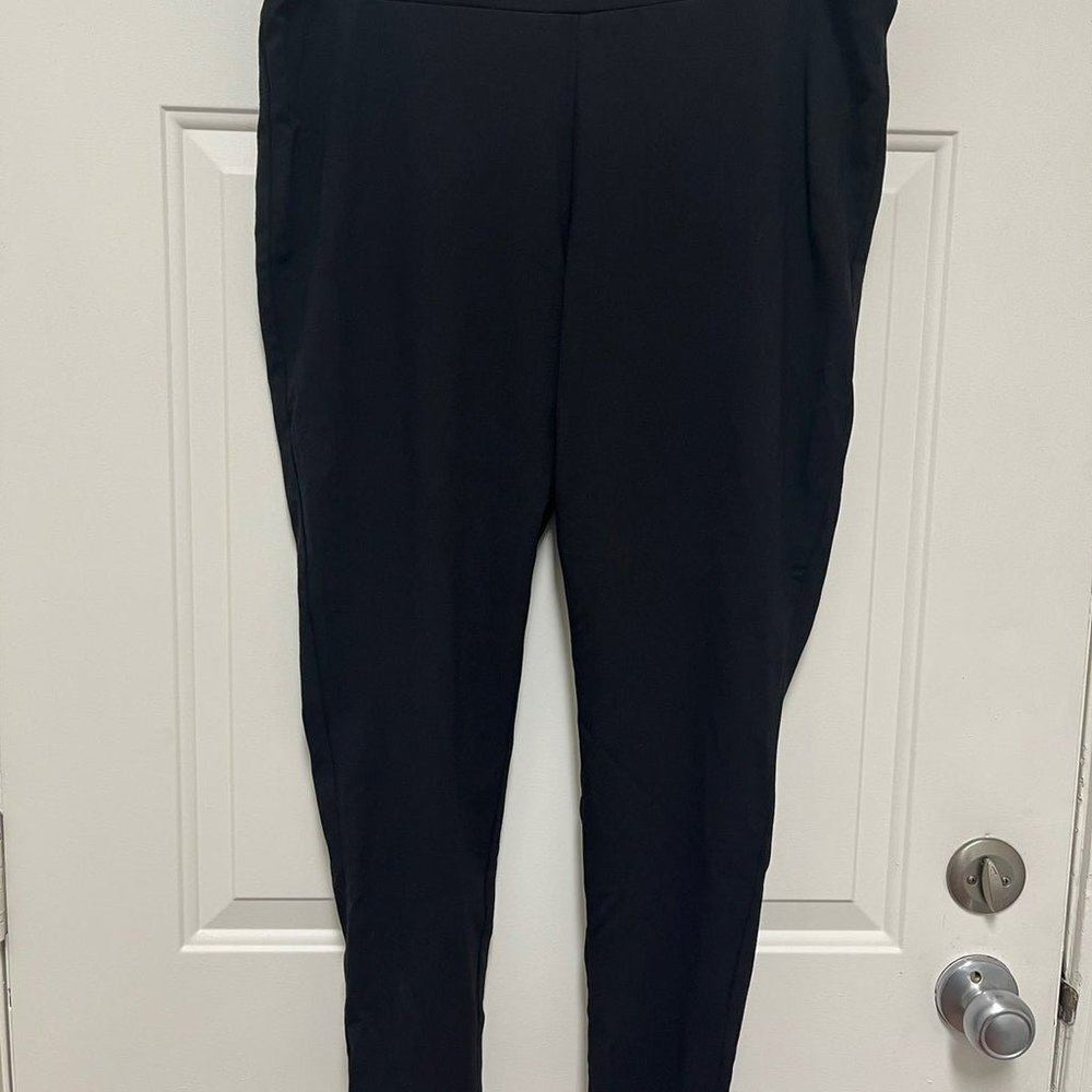 Premise Woman Plus Size Black Stretchy Tights Leggings